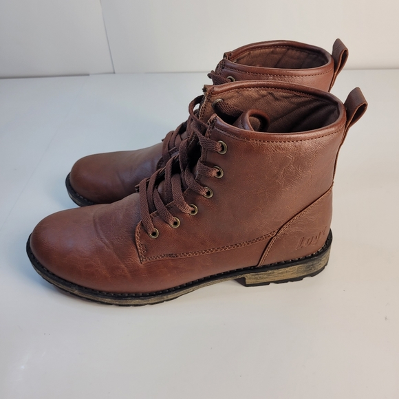 LUGS women size 8 ankle lace up boots - Picture 3 of 9